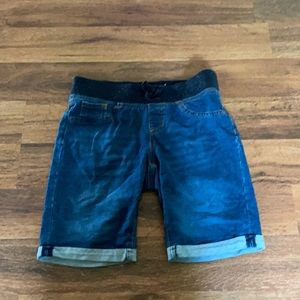 kids jean shorts with stretchy waits band